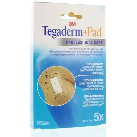 3M Tegaderm+Pad 5X7 Cm – afbeelding 2
