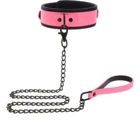 Collier-Laisse phosphorescent Glow Pink Taboom – image 2
