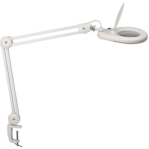 Loeplamp MAUL Viso LED tafelklem wit – afbeelding 2
