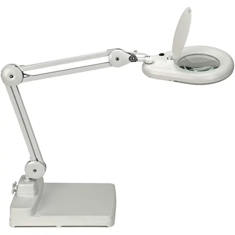Loeplamp MAUL Viso LED met voet wit – afbeelding 2