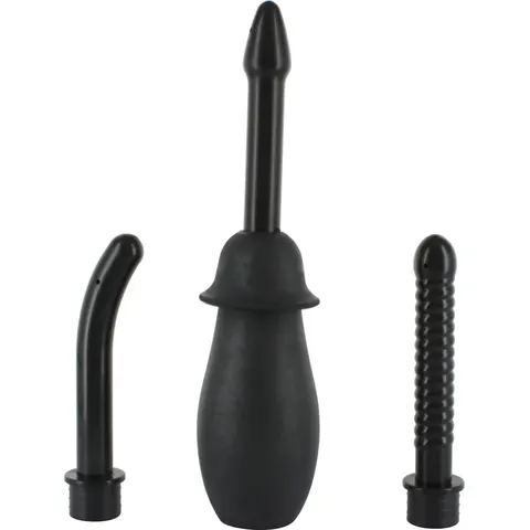 Seven Creations Kit de douche anale noir – image 2