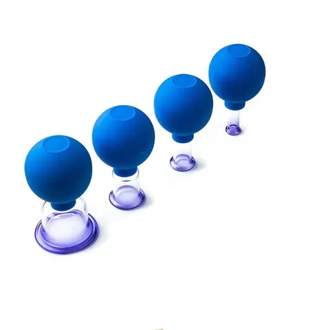 Cupping voor behandeling en massage 4 stuks – afbeelding 2