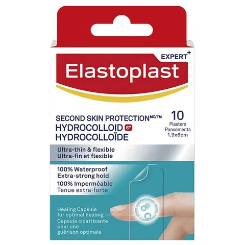 Elastoplast Second Skin Protection Hydrocolloïde S 10 pleisters – afbeelding 2