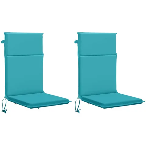vidaXL Coussin de chaise à dossier haut GEMERT 2 pc 100 % polyester – 426110 – image 2