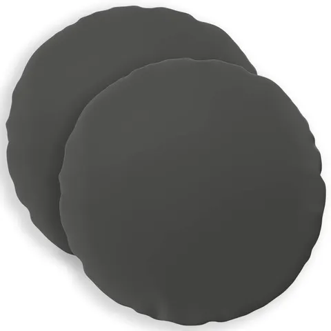 vidaXL Coussin 2 pc HEERLEN Anthracite Ø 30 cm Polyester – image 2