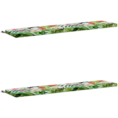vidaXL Coussins de Banc SOEST 2 pc 100 % polyester Multicolore – 460763 – image 3