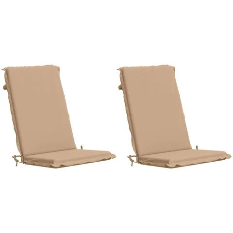 vidaXL Coussin de chaise à dossier haut GEMERT 2 pc 100 % polyester – 427162 – image 3