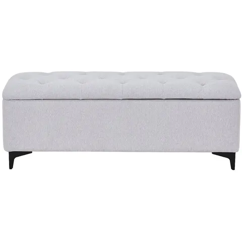Vente-unique Banc coffre – Tissu – Beige - SABILO – image 2