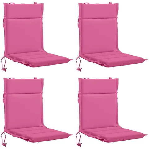 vidaXL Coussin de chaise à dossier bas GEMERT 4 pc 100 % polyester – 433576 – image 2