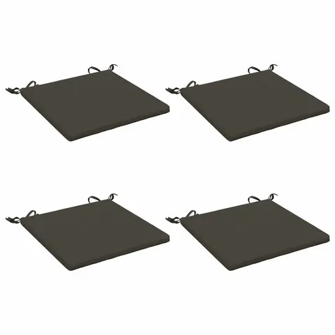 vidaXL Coussins de siège SOEST 4 pc 100 % polyester Anthracite – 412632 – image 2