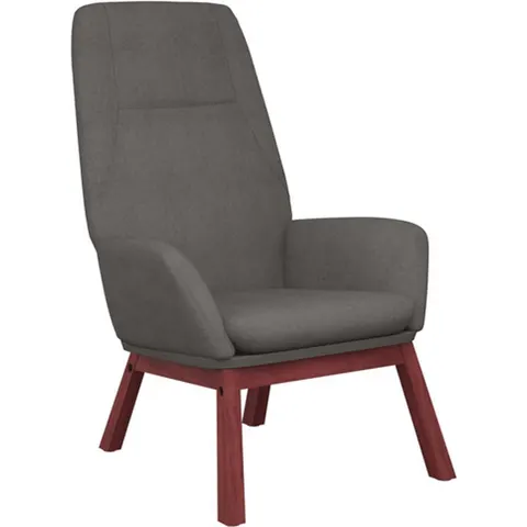 vidaXL Chaise de relaxation Gris clair Tissu – 823279 – image 2