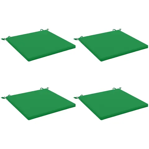 vidaXL Coussins de siège SOEST 4 pc 100 % polyester Vert – 416432 – image 3