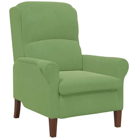 vidaXL fauteuil Vert clair Velours – 291059 – image 2