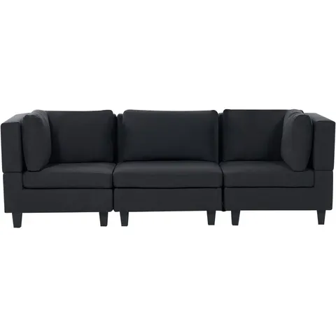UNSTAD - Driezitsbank - Zwart - Polyester – afbeelding 2