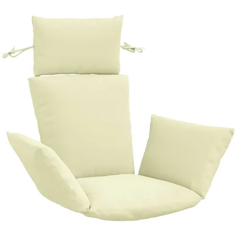 vidaXL Coussin Adirondack PUTTEN 100 % polyester Crème – 450993 – image 3