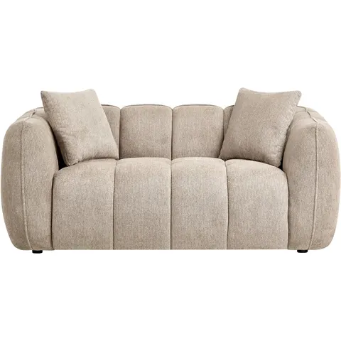 NESS - Tweezitsbank - Taupe - Polyester – afbeelding 2