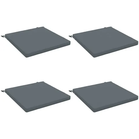 vidaXL Coussins de siège SOEST 4 pc 100 % polyester Bleu – 418450 – image 2
