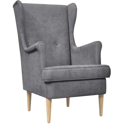 vidaXL Fauteuil Gris clair ARES – image 2