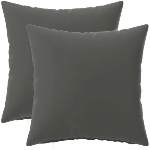 vidaXL Coussin 2 pc HEERLEN Anthracite 35 x 35 cm Polyester – image 2