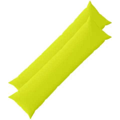 vidaXL Coussin 2 pc HEERLEN Vert vif. 40 x 145 cm Polyester – image 2