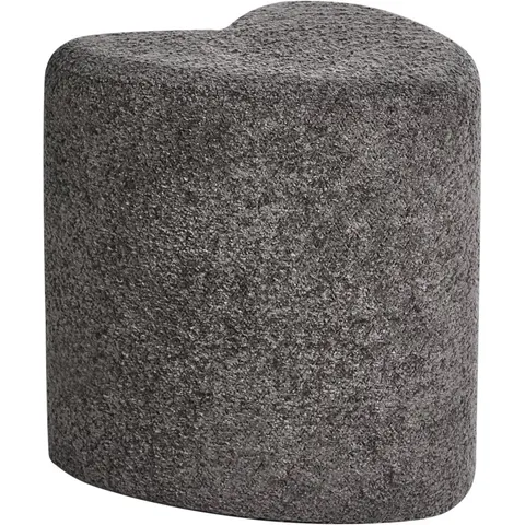 SCOTIA - Poef - Donkergrijs - Chenille – afbeelding 2