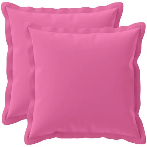 vidaXL Coussin de jeté 2 pc HOUTEN Rose 40 x 40 cm Polyester – image 2