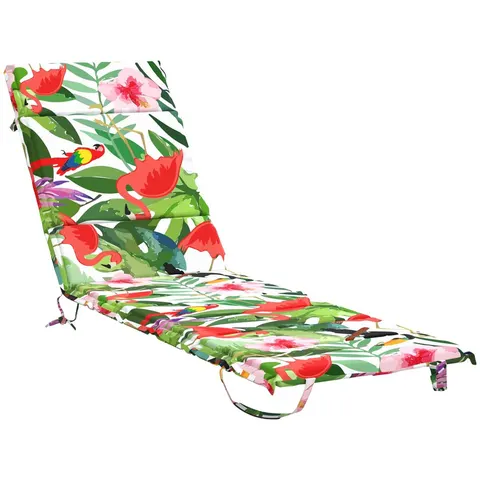 vidaXL Coussin de transat GEMERT 100 % polyester Multicolore – 453611 – image 2