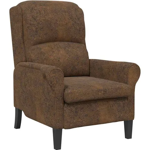 vidaXL fauteuil Marron Simili cuir – image 2