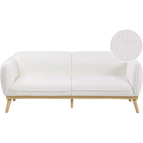 LJUNG - Driezitsbank - Wit - Bouclé – afbeelding 2