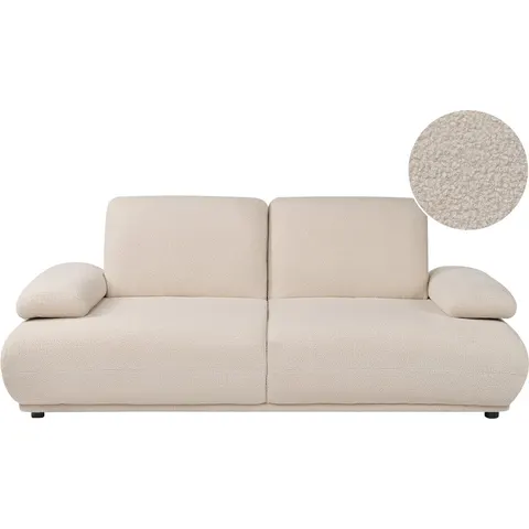 NACKA - Driezitsbank - Beige - Bouclé – afbeelding 2