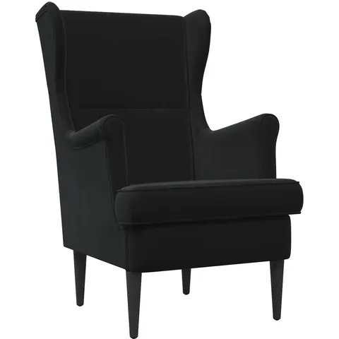 vidaXL Fauteuil Noir Velours – 636279 – image 2