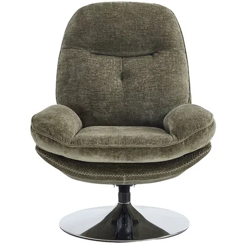 vente-unique.com Fauteuil droit polyester vert 78x99x90cm – image 3