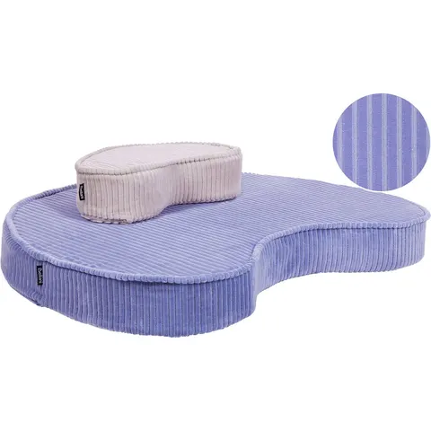 NILI - Vloerkussen - Lichtviolet - Fluweel – afbeelding 2