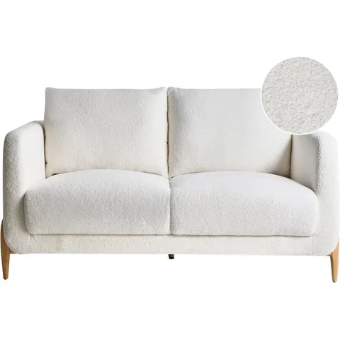 GIMO - Tweezitsbank - Wit - Bouclé – afbeelding 2