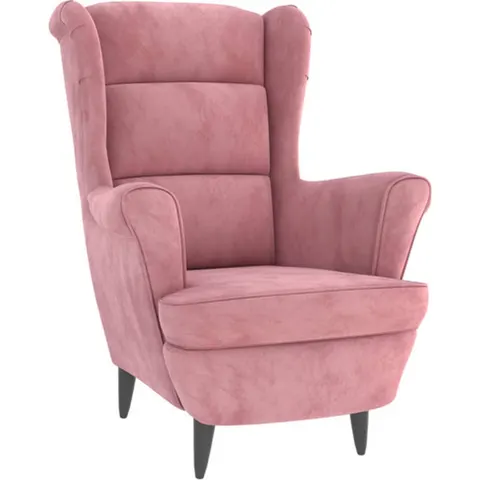 vidaXL Fauteuil rose velours – 072240 – image 2