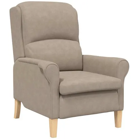 vidaXL fauteuil Taupe Microfibre – image 2