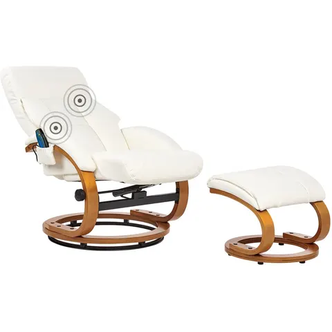 FORCE - Massagefauteuil - Wit - Kunstleer – afbeelding 2