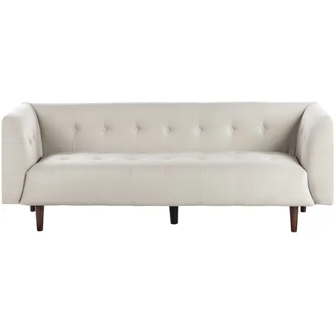 BYSKE - Driezitsbank - Lichtbeige - Polyester – afbeelding 2