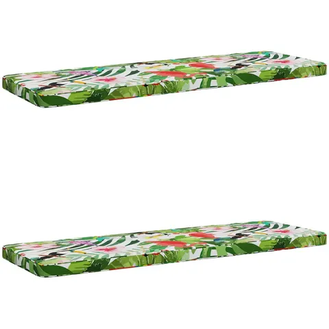 vidaXL Coussins de banc 2 pièces VUGHT 2 pc 100 % polyester – 489184 – image 2