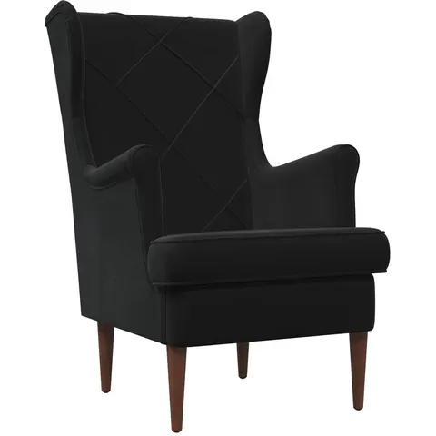 vidaXL Fauteuil Noir Velours – 636606 – image 2
