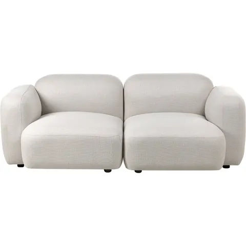 AFOSS - Driezitsbank - Lichtbeige - Polyester – afbeelding 2