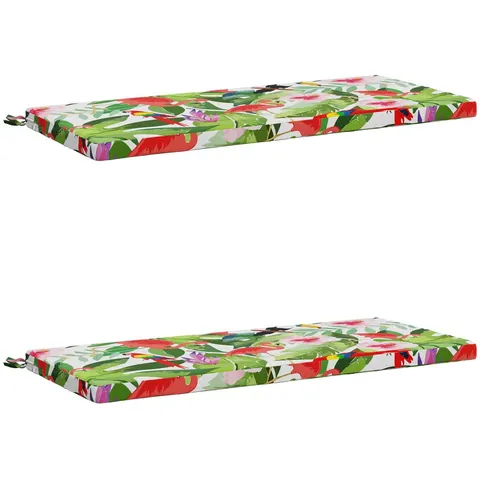 vidaXL Coussins de Banc SOEST 2 pc 100 % polyester Multicolore – 461920 – image 3