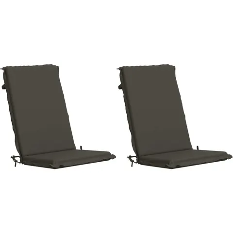 vidaXL Coussin de chaise à dossier haut GEMERT 2 pc 100 % polyester – 427315 – image 3