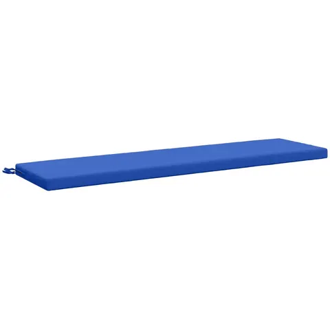 vidaXL Coussin de banc SOEST 100 % polyester Bleu royal – 457817 – image 2