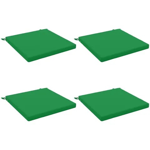 vidaXL Coussins de siège SOEST 4 pc 100 % polyester Vert – 418757 – image 3