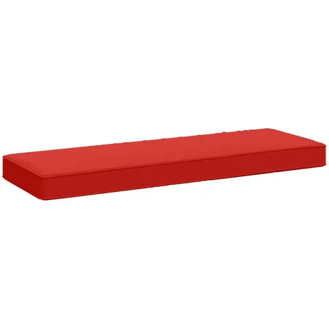 vidaXL Coussin de banc 1 pièce VUGHT 100 % polyester Rouge – 473077 – image 3