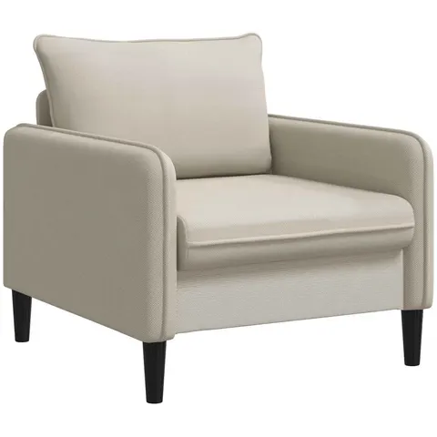 vidaXL Fauteuil XL Avoine Velours – image 2