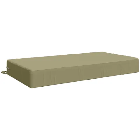 vidaXL Coussin d’assise SOEST 100 % polyester Vert clair – 411390 – image 3