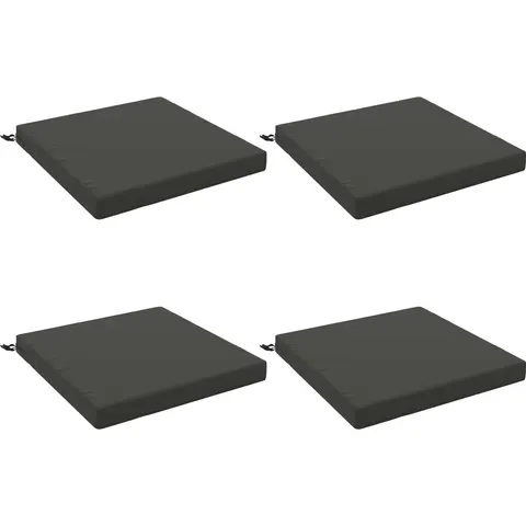 vidaXL Coussins de siège SOEST 4 pc 100 % polyester Anthracite – 419174 – image 2