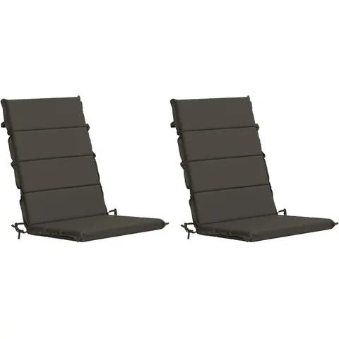 vidaXL Coussin de chaise à dossier haut GEMERT 2 pc 100 % polyester – 429050 – image 3
